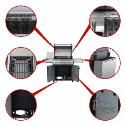 SANTOS S-418 Mit, 30 Mbar Für PT, ES, NL, BE, FR, Schwarz -Napoleon Verkaufsgeschäft 64355148adbedbfc9a65b292b09e564d