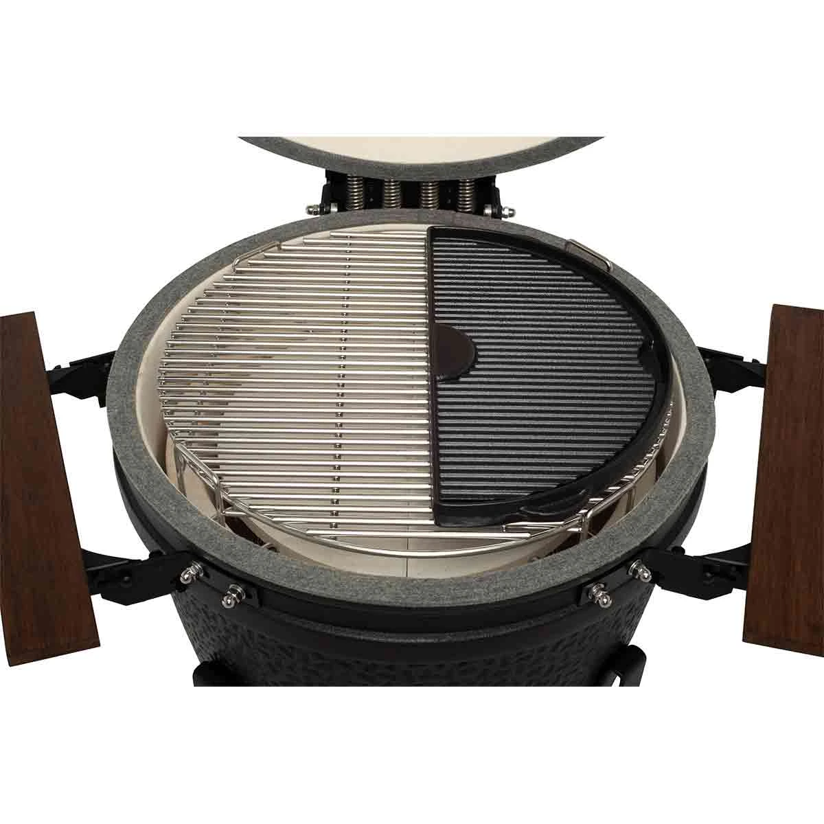 The Bastard Wende-Grillplatte Gussplatte Halbmond L 1 The Bastard Wende-Grillplatte Gussplatte Halbmond L