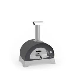 Alfa Forni Pizzaofen Moderno Ciao 2 Pizze, Holz-Backofen, Grau