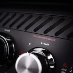 SANTOS S-518 All Black Mit Seiten- Und Heckbrenner, Schwarz, Inkl. Drehspieß, Rostheber & Silikonablage & Graviertes ZWILLING Pro Messer -Napoleon Verkaufsgeschäft c443590ca9359ce964976e75809815cd