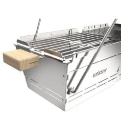 Knister Grill Premium – Tragbarer Holzkohlegrill Aus Edelstahl -Napoleon Verkaufsgeschäft knister grill premium tragbarer holzkohlegrill aus edelstahl 13fa203d8e624f98fcd41f197b04320a