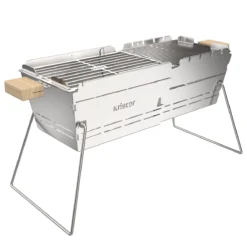 Knister Grill Premium – Tragbarer Holzkohlegrill Aus Edelstahl