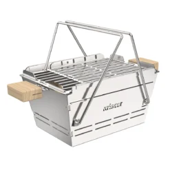 Knister Grill Premium – Tragbarer Holzkohlegrill Aus Edelstahl -Napoleon Verkaufsgeschäft knister grill premium tragbarer holzkohlegrill aus edelstahl 5104d1502915a6eb794585440fe4526f
