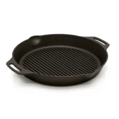 Petromax Grillpfanne Gusseisen Gp35h-t Mit Zwei Henkeln, Ø 35 Cm
