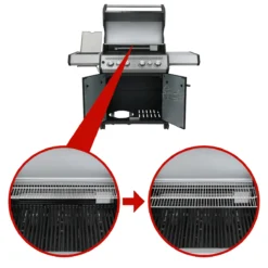 SANTOS S-418 Mit Seiten- & Heckbrenner, Edelstahl Inkl. Drehspieß, Rostheber & Silikonablage -Napoleon Verkaufsgeschäft santos gasgrill s 418 seiten heckbrenner edelstahl inkl drehspie rostheber silikonablage 0b8d447410df852c9aebffda9dd184d0