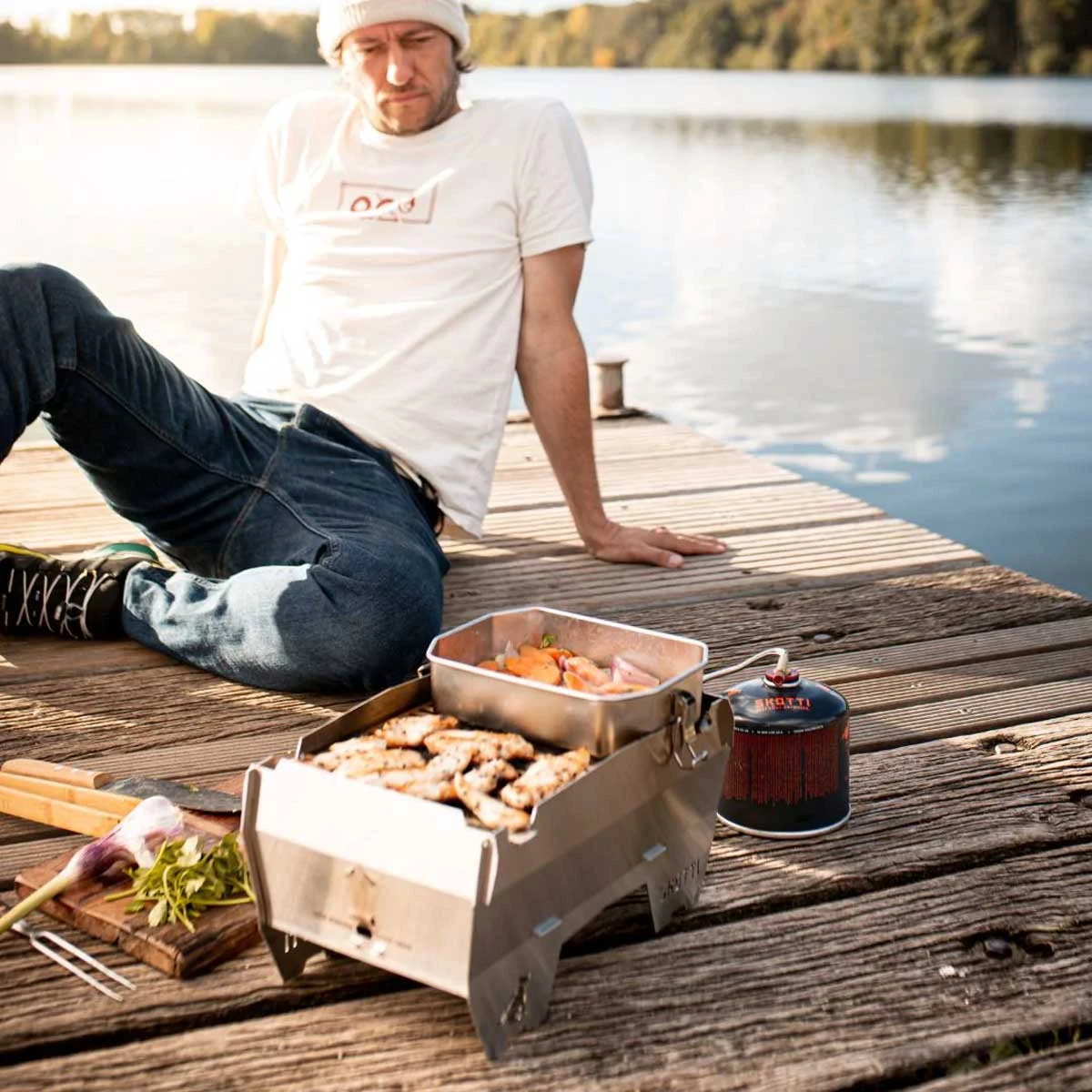 Skotti Grill 2.0 – Steckbarer Edelstahl Gasgrill 3 Skotti Grill 2.0 – Steckbarer Edelstahl Gasgrill – Bild 3