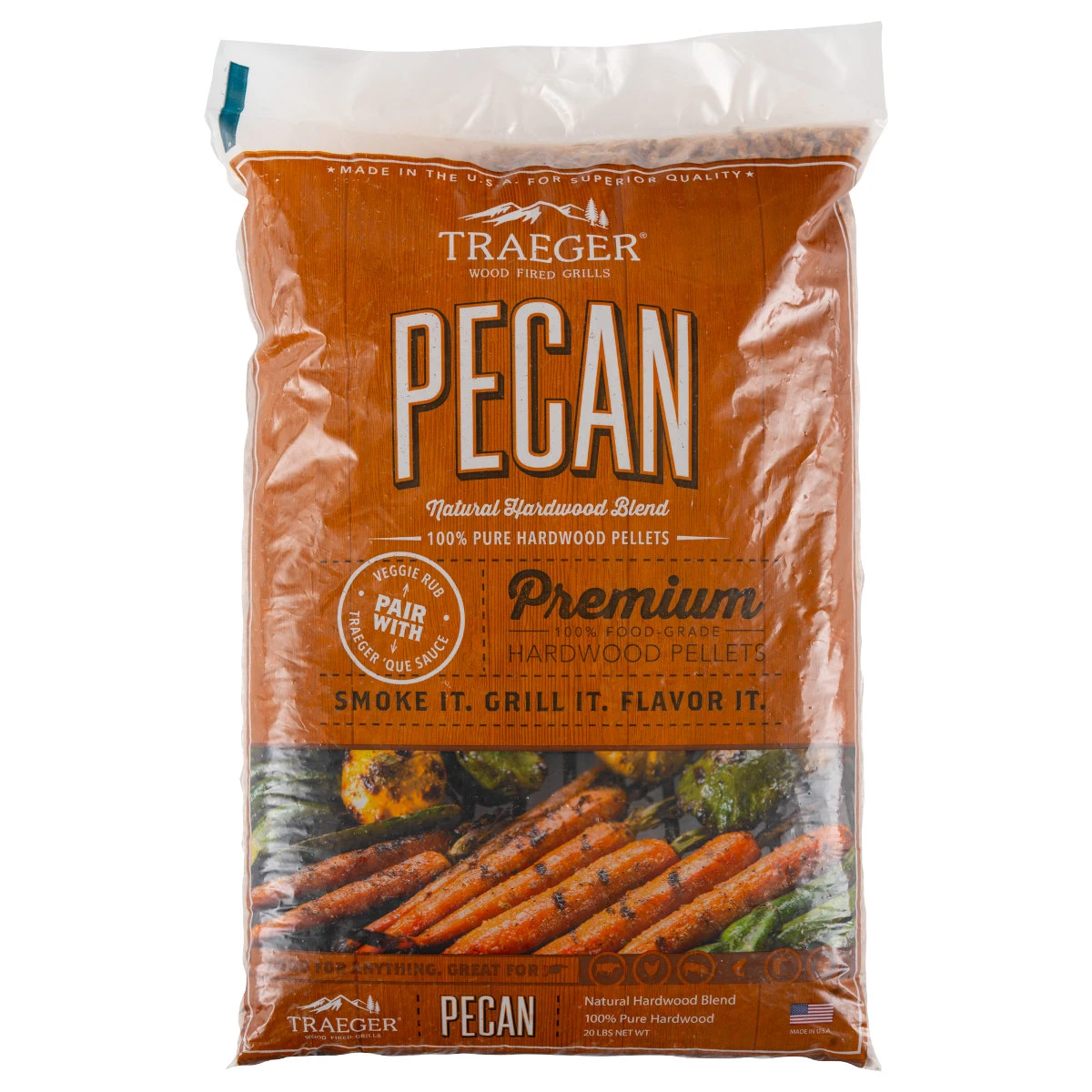 Traeger Hartholz Pellets Pecan 1 Traeger Hartholz Pellets Pecan